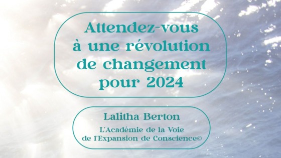 La révolution du changement - Lalitha Berton